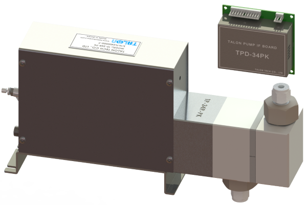 DC servo motor pump for constant dispenses